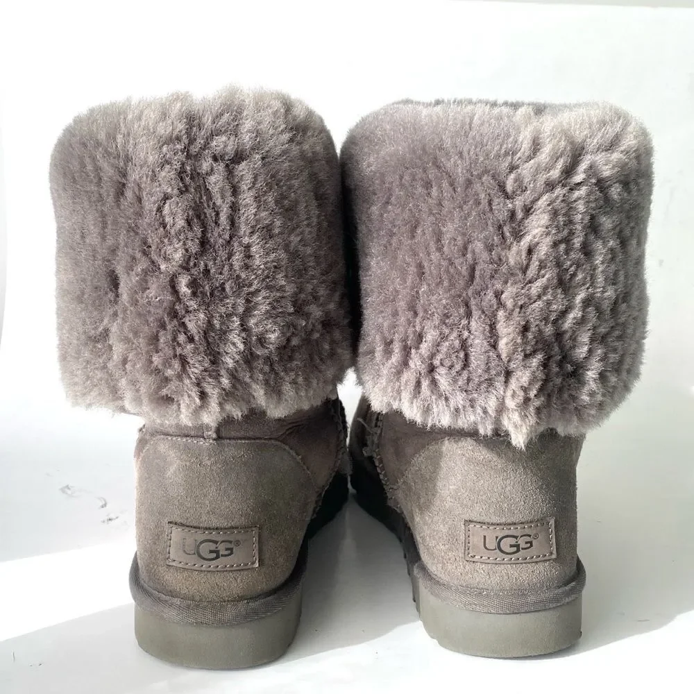 UGG Classic Tall II Boots Charcoal Gray VTG Sz 9 Boho Casual